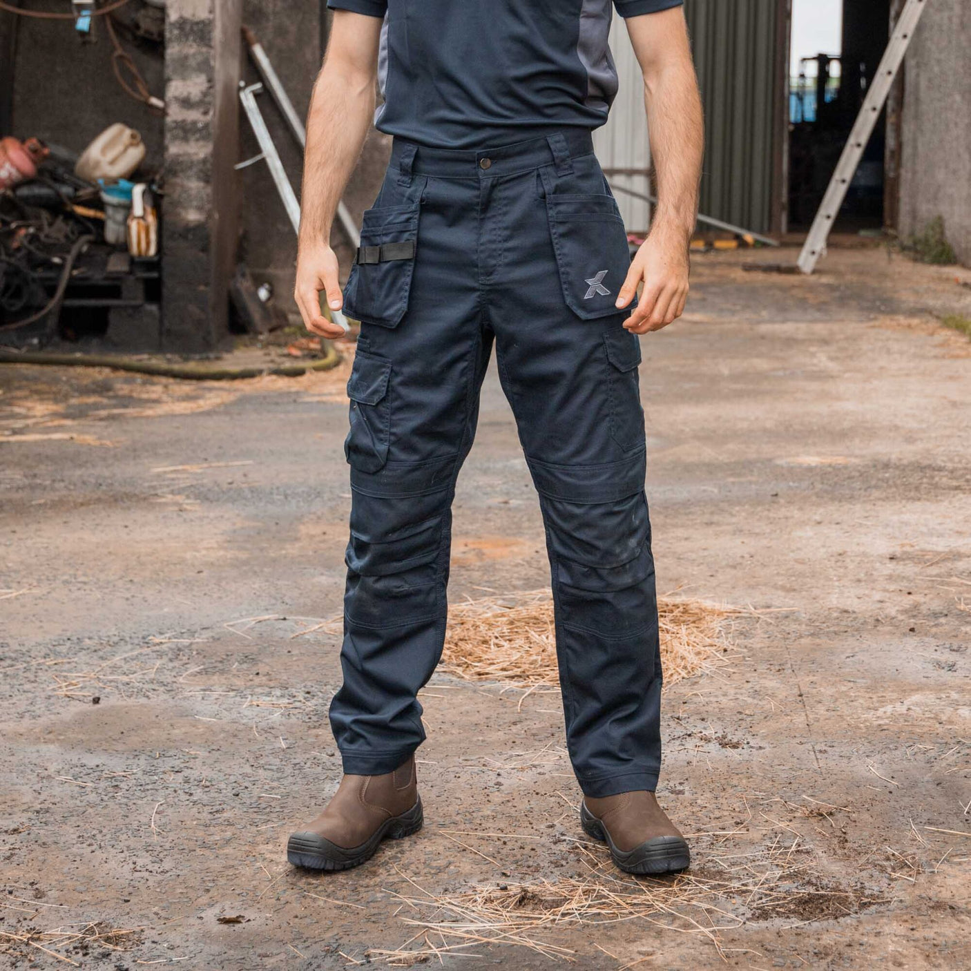 Xpert Core Work Trouser Navy - Farming Parts