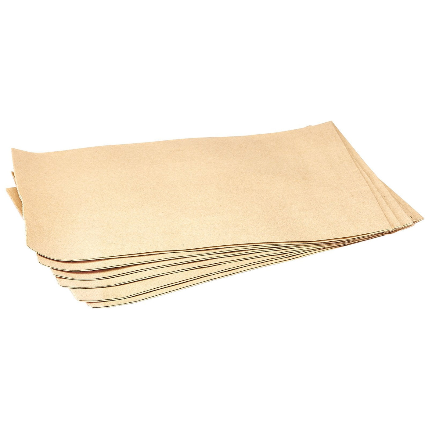 A stack of rectangular, light brown Draper Six Paper Motor Filters (for Stock No. 40130 and 40131 - ADE31) arranged in a slightly fanned-out manner.