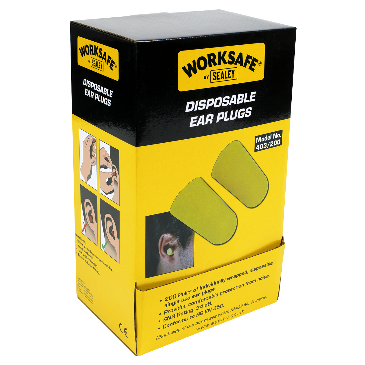Ear Plugs Disposable - 200 Pairs - 403/200 - Farming Parts