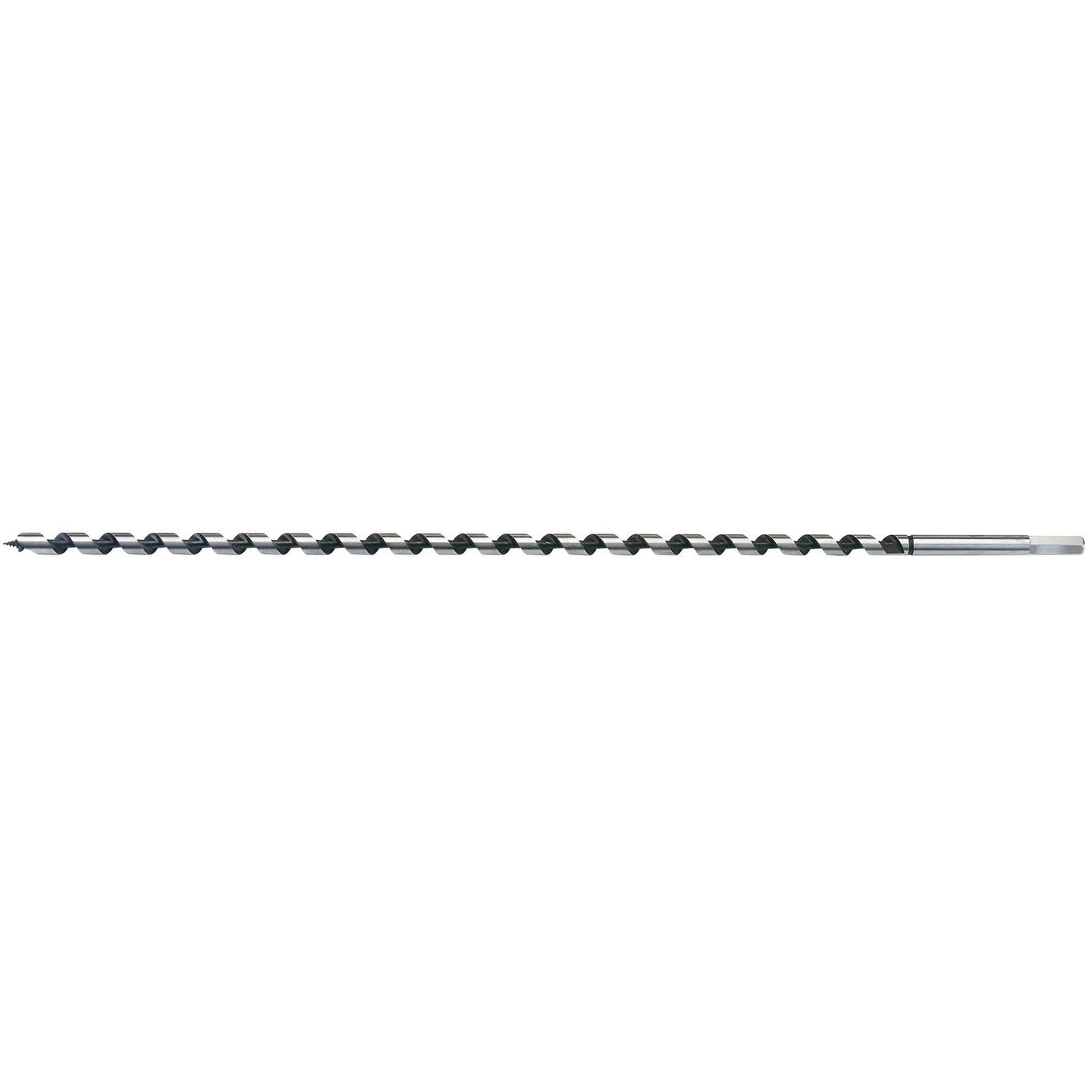 The Draper Extra Long Pattern Auger Bit, model AB4XL, is a 12 X 600mm drill bit featuring a precision-machined, sharp spur tip with a cylindrical shank.