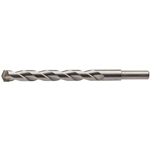 Close-up view of the Draper Masonry Drill Bit, 16 X 200mm - MD12PB, featuring a tungsten carbide tip, spiral flute design, and pointed tip, ideal for use with power drills.