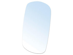 Introducing the Sparex Replacement Mirror Glass - Rectangular (Convex), measuring 263 x 160mm. This frameless mirror features a slight curvature at the top edge, reflecting a faint gradient of light blue and white. The subtle convex design enhances its elegance, making it a perfect addition to any space. Available under Sparex Part Number: S.4156.