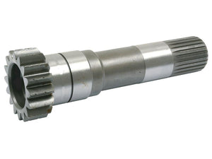 The Sparex PTO Input Shaft (Sparex Part Number: S.41862) is a metal shaft featuring 16 splines on one end and a series of cylindrical segments along its length.