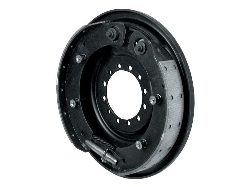 Brake Back Plate and Shoe Assembly - Floating Cam, Dual Action, Sparex - S.42592