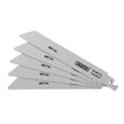Draper Bi-Metal Reciprocating Saw Blades For Metal, 150mm, 10Tpi (Pack Of 5) - DS922HF - Farming Parts