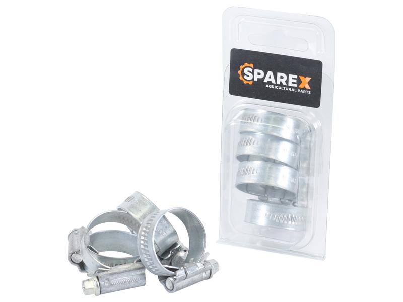 Sparex Agripak Worm Drive Clip Set 1627mm Durable Hose Clamps | S.4385