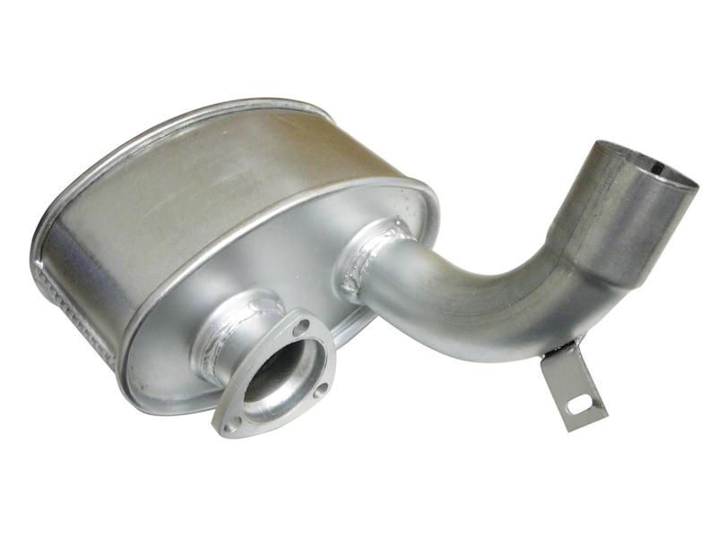 Sparex Silencer Underhood Grey Matt Exhaust Assembly 60mm | S.43988