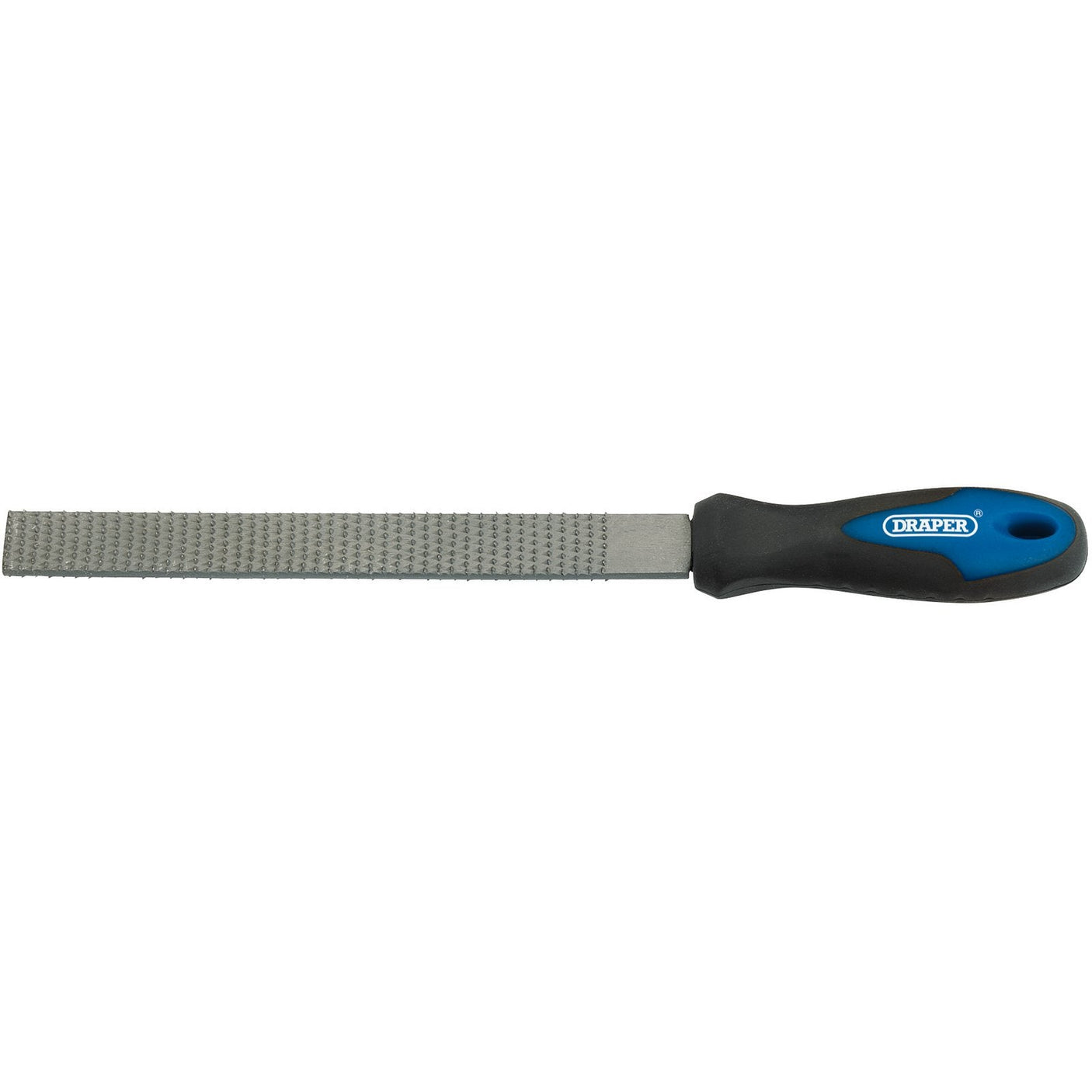 Draper Soft Grip Engineer's Flat Cabinet Rasp, 200mm - 8106B - Farming Parts