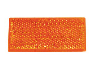 Rectangular Reflector Amber | Sparex Part No. S.4612