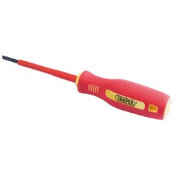 Draper Fully Insulated Plain Slot Screwdriver, 2.5 X 75mm - 952 - Farming Parts