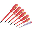 Draper Fully Insulated Screwdriver Set With Mains Tester (7 Piece) - 952/7 - Farming Parts