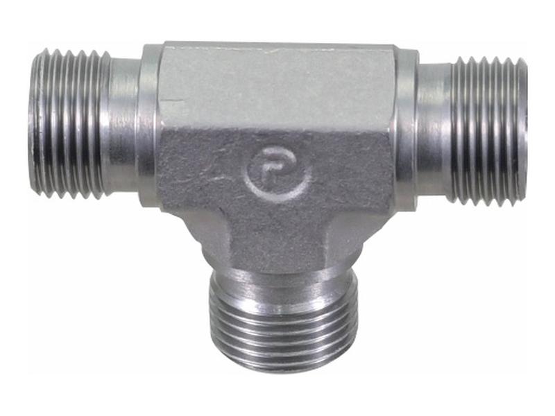 Hydraulic Tee Adaptor 3/8''BSP - 3/8''BSP male - 3/8''BSP male | Sparex Part No.S.4697