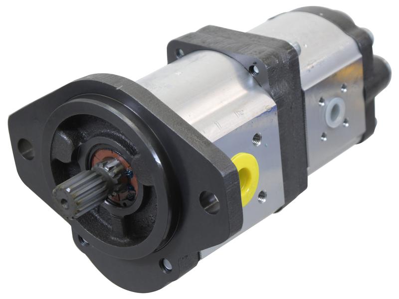 CNH Tandem Hydraulic Pump Clockwise Rotation OEM Part | S.47456761CNH