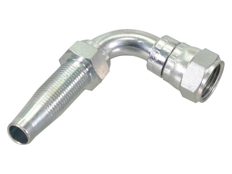 Sparex Hydraulic 2-Piece Re-usable Coupling insert 1/2'' x 3/4''JIC female 90 swept | S.4772 - Product Image 2