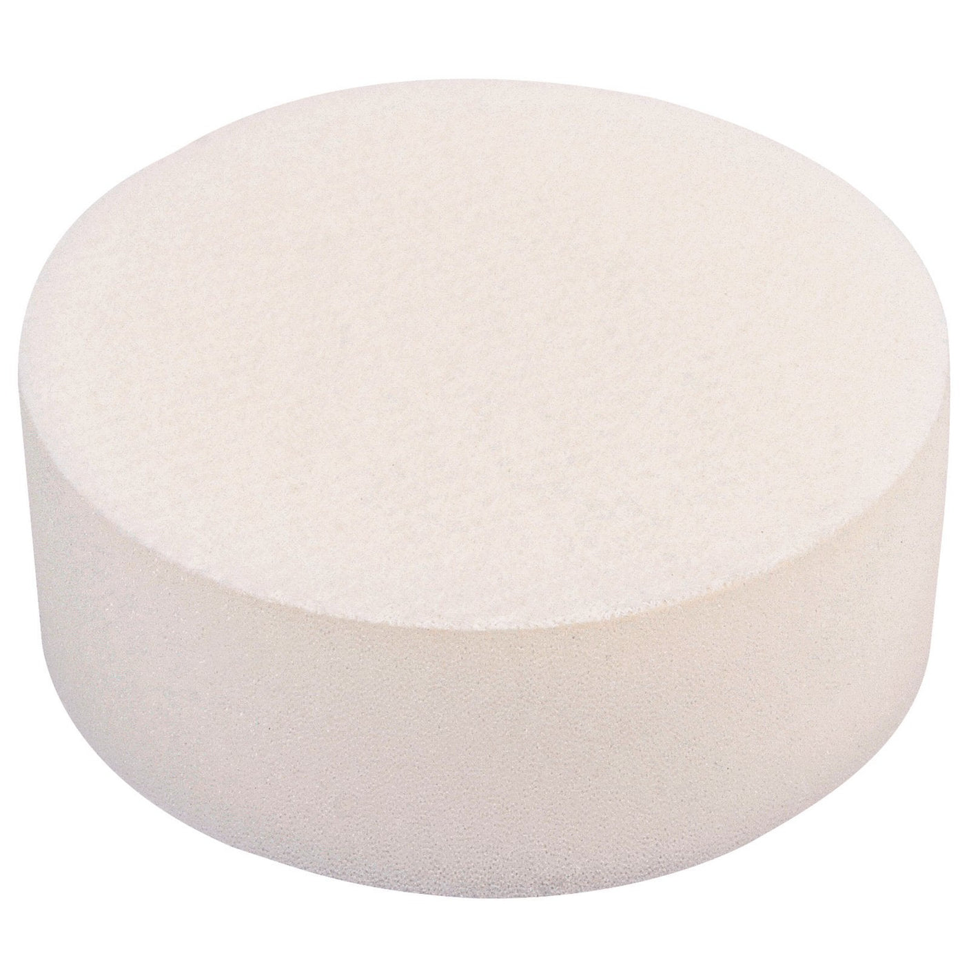 The Draper Polishing Sponge, 90mm, White - AAT01 is a circular, smooth foam sponge specifically designed for use with the Draper Compact Soft Grip Air Polisher Kit.