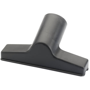 A Draper Upholstery Nozzle - AVC41, a black vacuum cleaner nozzle attachment with a wide, flat head.