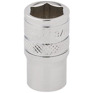 Draper Hi-Torq&#174; 6 Point Socket, 1/4" Sq. Dr., 3/8" - B-AF - Farming Parts