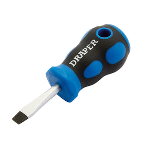 Draper Soft Grip Plain Slot Screwdriver, 6.0 X 38mm - 865 - Farming Parts