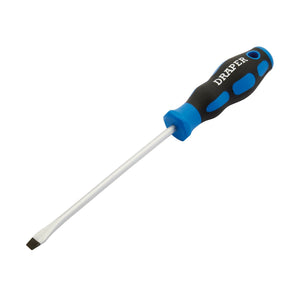 Draper Soft Grip Plain Slot Screwdriver, 6.0 X 150mm - 865 - Farming Parts