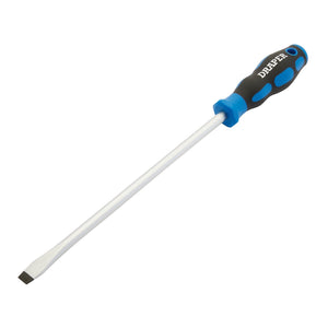 Draper Soft Grip Plain Slot Screwdriver, 9.5 X 250mm - 865 - Farming Parts