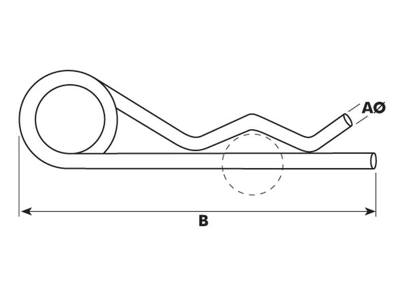 Sparex Value Grip Clip, Clip Ø3.0mm x 66mm | S.490010 - Product Image 2