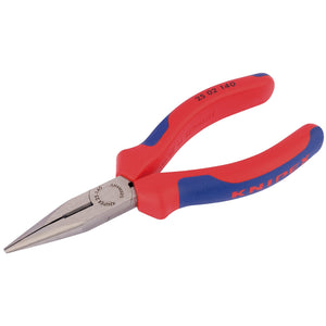 Draper Knipex 25 02 140 Sb Long Nose Pliers - Heavy Duty Handles, 140mm - 25 02 140 SB - Farming Parts