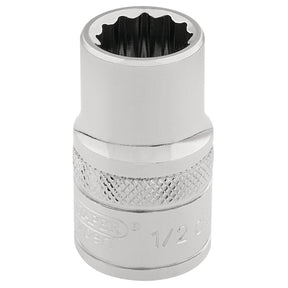 Draper Hi-Torq® 12 Point Socket, 3/8" Sq. Dr., 1/2" - D-AF - Farming Parts