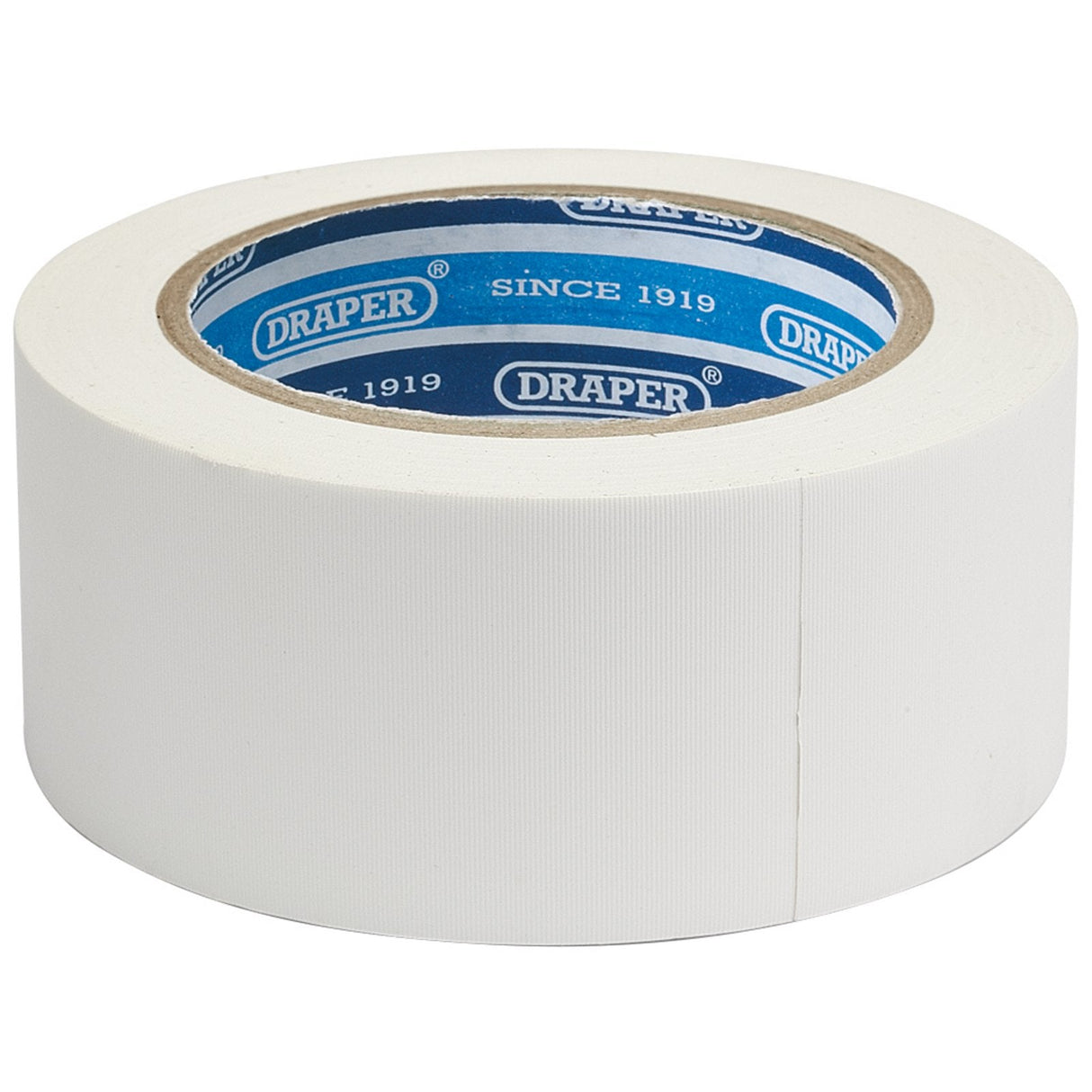 Draper Duct Tape Roll, 30M X 50mm, White - TP-DUCT/W/A - Farming Parts