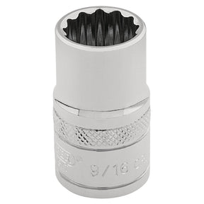Draper Hi-Torq® 12 Point Socket, 3/8" Sq. Dr., 9/16" - D-AF - Farming Parts