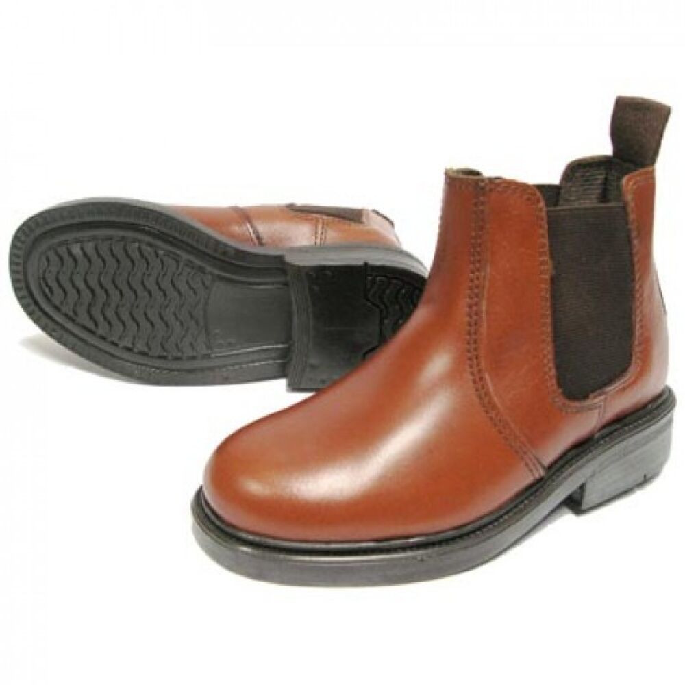 Walton Kids Dealer Boots Black – High-Quality Leather, Double Elastic Gusset & Durable Design | B15778BK