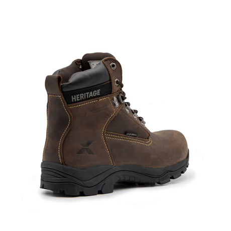 Xpert Heritage Legend S3 Safety Boot Brown - Farming Parts