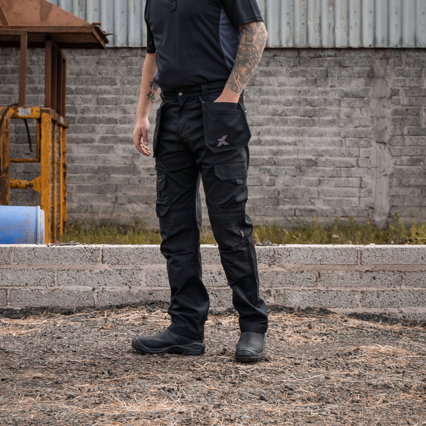 Xpert Pro Stretch+ Work Trouser Black - Farming Parts