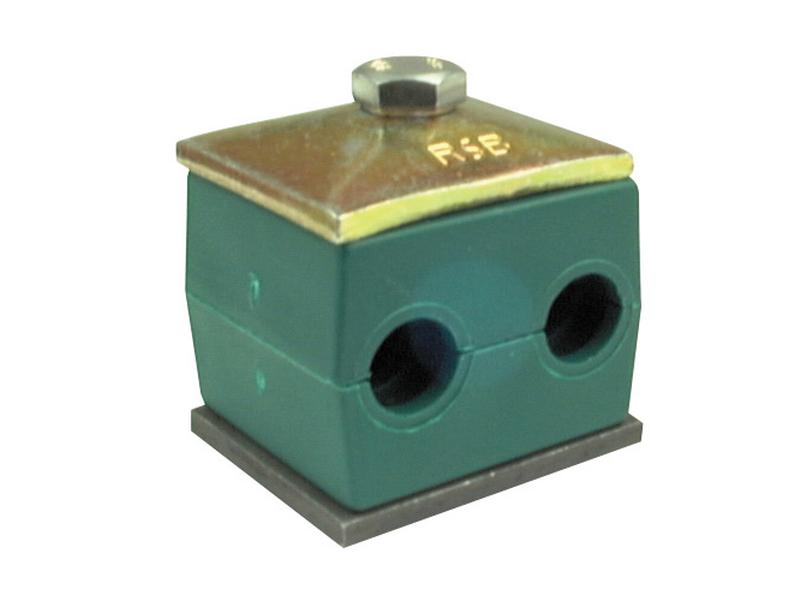 Double Tube Clamp (Series B) - 8mm Ø (Ref. RBP1 - 108) | Sparex Part Number: S.51454