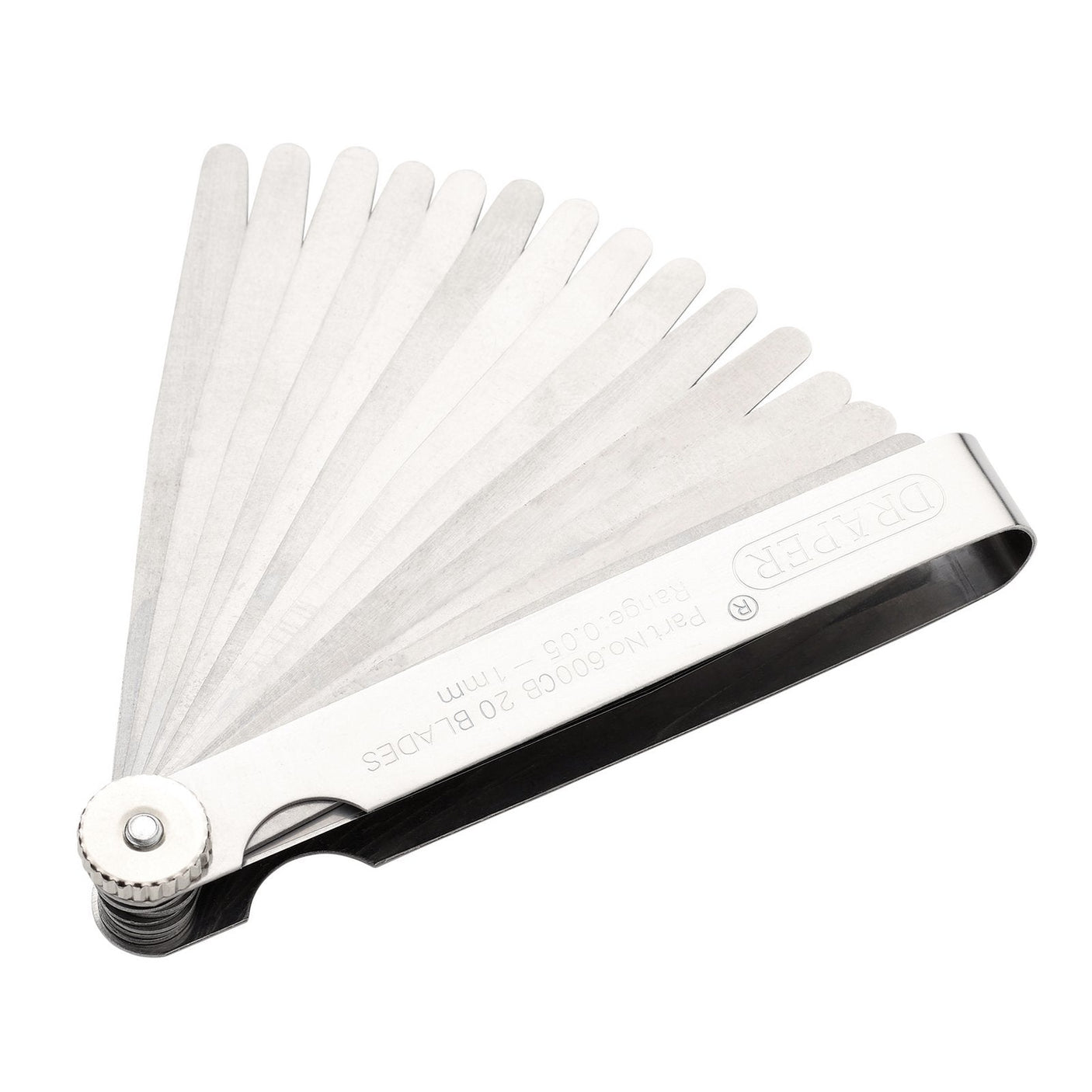 Draper 20 Blade Metric Feeler Gauge Set - 600CB - Farming Parts