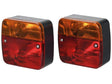 Sparex Halogen Lighting Set, Bolt on, Function: 4, Brake / Tail / Indicator / Number Plate, 7.5M, 12V | S.51745 - Product Image 1