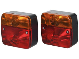 Sparex Halogen Lighting Set, Bolt on, Function: 4, Brake / Tail / Indicator / Number Plate, 7.5M, 12V | S.51745 - Product Image 1