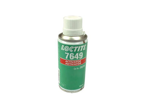 LOCTITE® SF 7649 Activator - 150ml, with a green label and white cap and listed under Sparex Part Number S.51875, is used to accelerate the curing of adhesives. Be sure to check out related products from Sparex for comprehensive adhesive solutions.