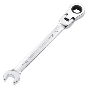 Draper Hi-Torq&#174; Metric Flexible Head Ratcheting Combination Spanner, 10mm - 8230FMMB - Farming Parts