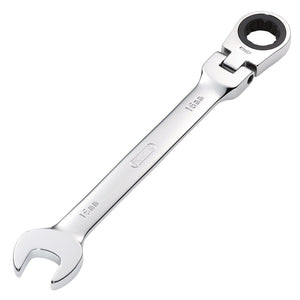 Draper Hi-Torq&#174; Metric Flexible Head Ratcheting Combination Spanner, 16mm - 8230FMMB - Farming Parts