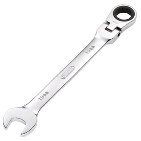 Draper Hi-Torq® Metric Flexible Head Ratcheting Combination Spanner, 19mm - 8230FMMB - Farming Parts