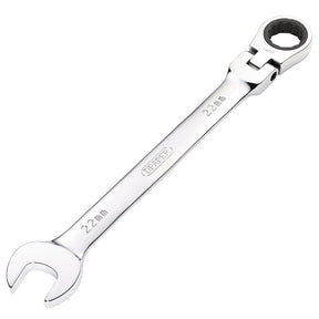 Draper Hi-Torq® Metric Flexible Head Ratcheting Combination Spanner, 22mm - 8230FMMB - Farming Parts