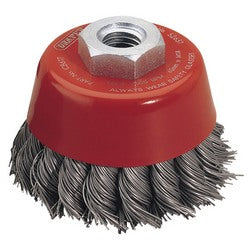 Draper Expert Steel Twist Knot Wire Cup Brush, 60mm, M14 - CB61T - Farming Parts