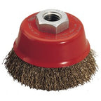 Draper Expert Brassed Steel Crimped Wire Cup Brush, 60mm, M14 - CB61C - Farming Parts