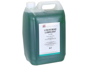 A 5-liter container (5L) of Sparex Liquid Bead Lubricant (Sparex Part Number: S.52792) with a green hue, featuring a white capped spout and a label displaying product details and Tariff Code 3812399090.