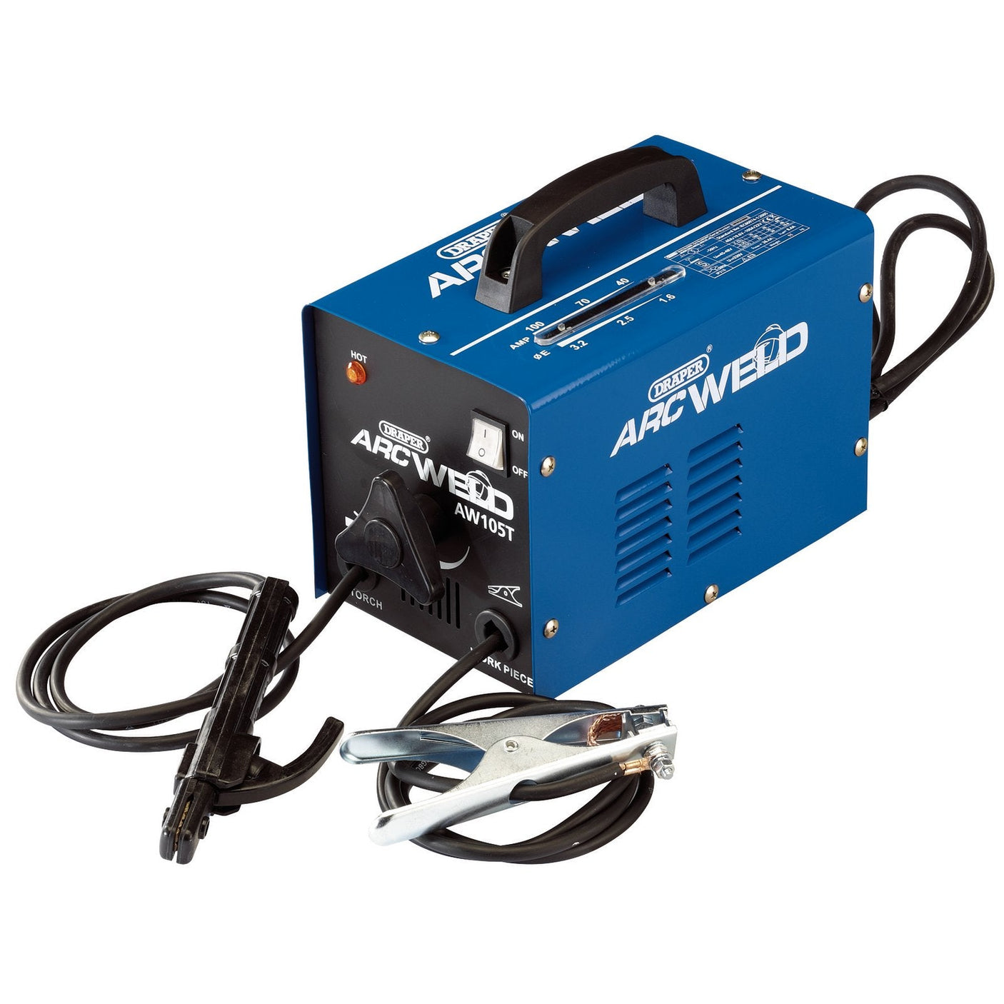 Draper 230V Turbo Arc Welder, 100A - AW105T - Farming Parts