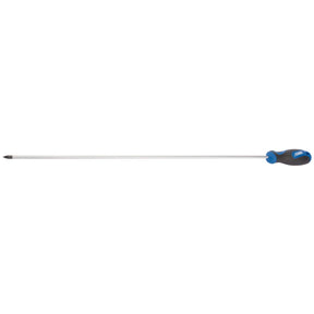 Draper Extra Long Reach Soft Grip Pz Type Screwdriver, No.1 X 450mm - 865PZ/L - Farming Parts
