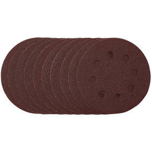 Draper Sanding Discs, 115mm, 80 Grit, Hook & Loop (Pack Of 10) - SDHAL115 - Farming Parts