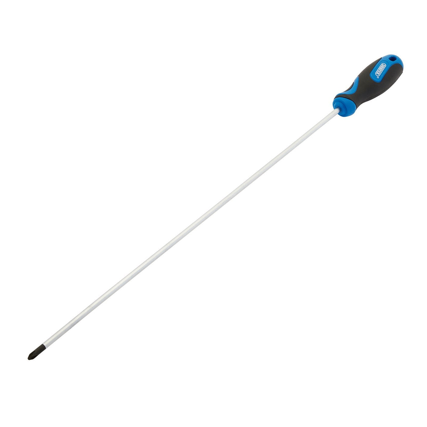 Draper Extra Long Reach Soft Grip Cross Slot Screwdriver, No.2 X 450mm - 865PH/L - Farming Parts