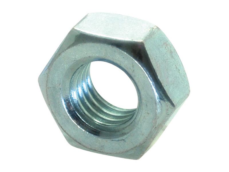 3/16in UNC Imperial Hexagon Nut High-Tensile Steel - Sparex Part S.53832
