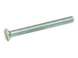 A close-up image of a single Metric Countersunk Machine Screw, M4x30mm (DIN 963), with a slotted head and threaded shaft. This Sparex Part Number S.53980 screw is positioned diagonally against a plain white background.